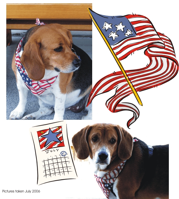 Billy & Betty celebrate the fourth of July