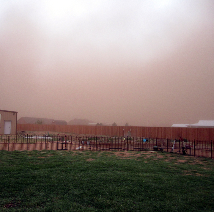 Haboob, not as bad as last year!  Thank Goodness!